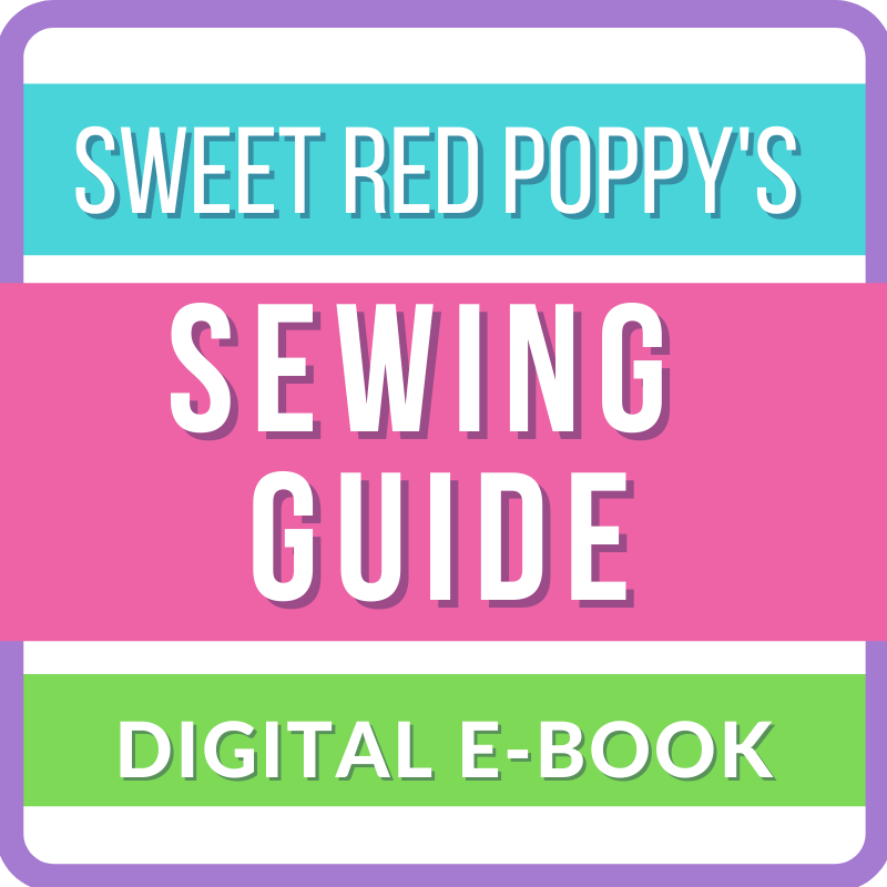 Sewing Guide Digital Download Tutorials Sweet Red Poppy