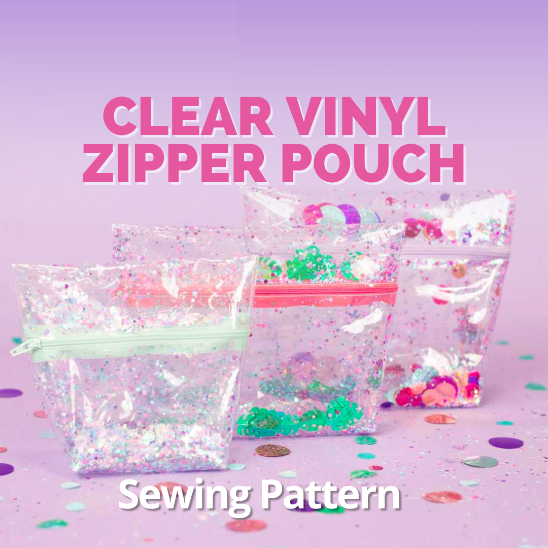 Clear Zipper Pouch Pattern – Sweet Red Poppy