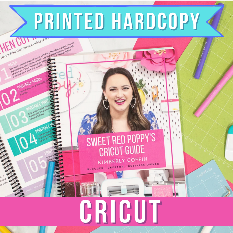 Printed Cricut guide by Sweet Red Poppy