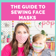 DIY Face Masks sewing guide by Sweet Red Poppy